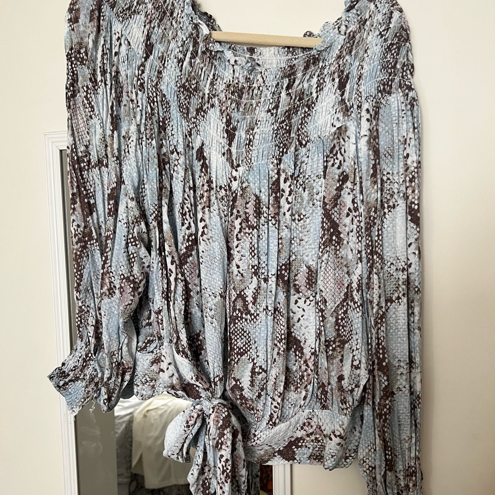 Snakeskin Top